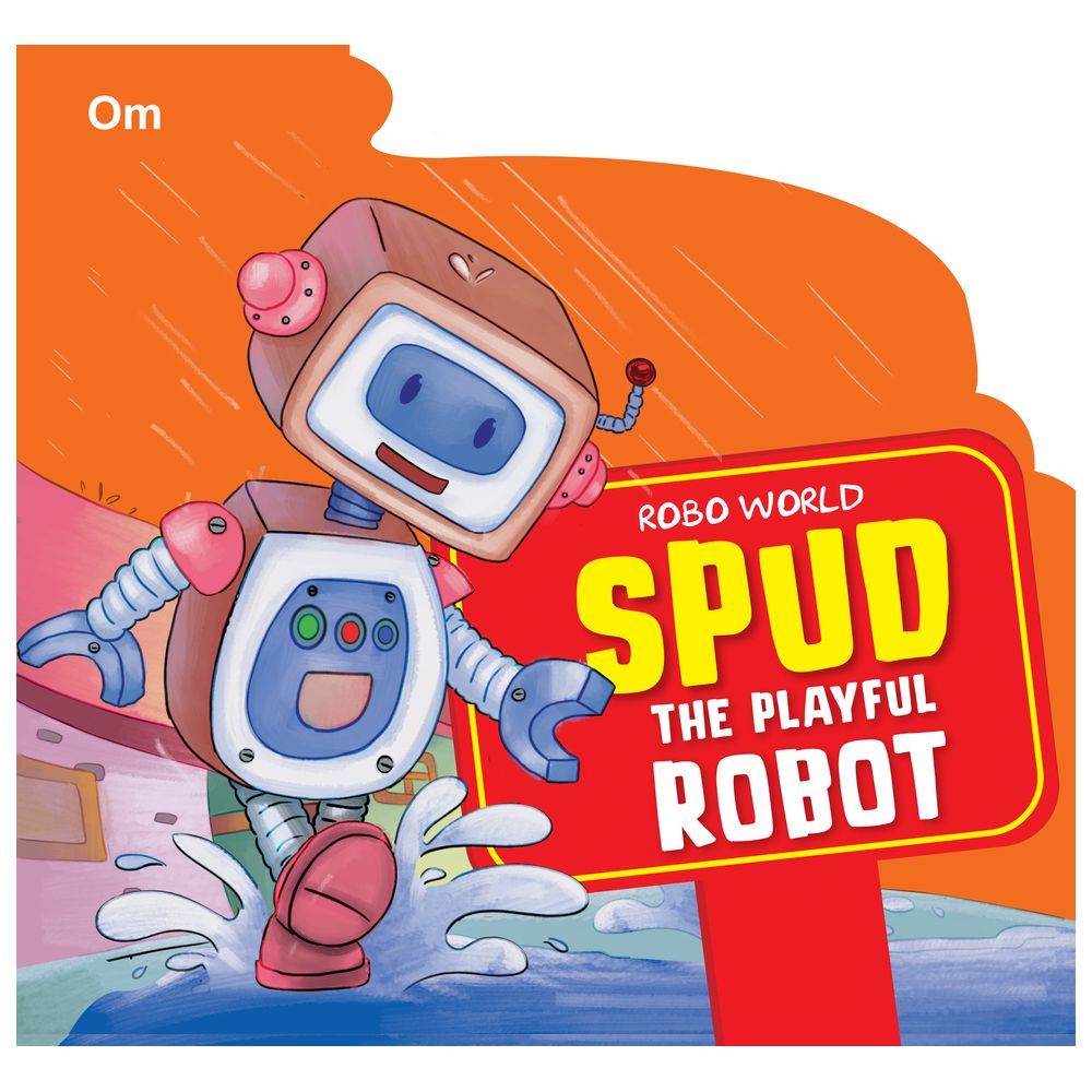 كتاب Cutout Board Books - Robo World: Spud The Playful Robot