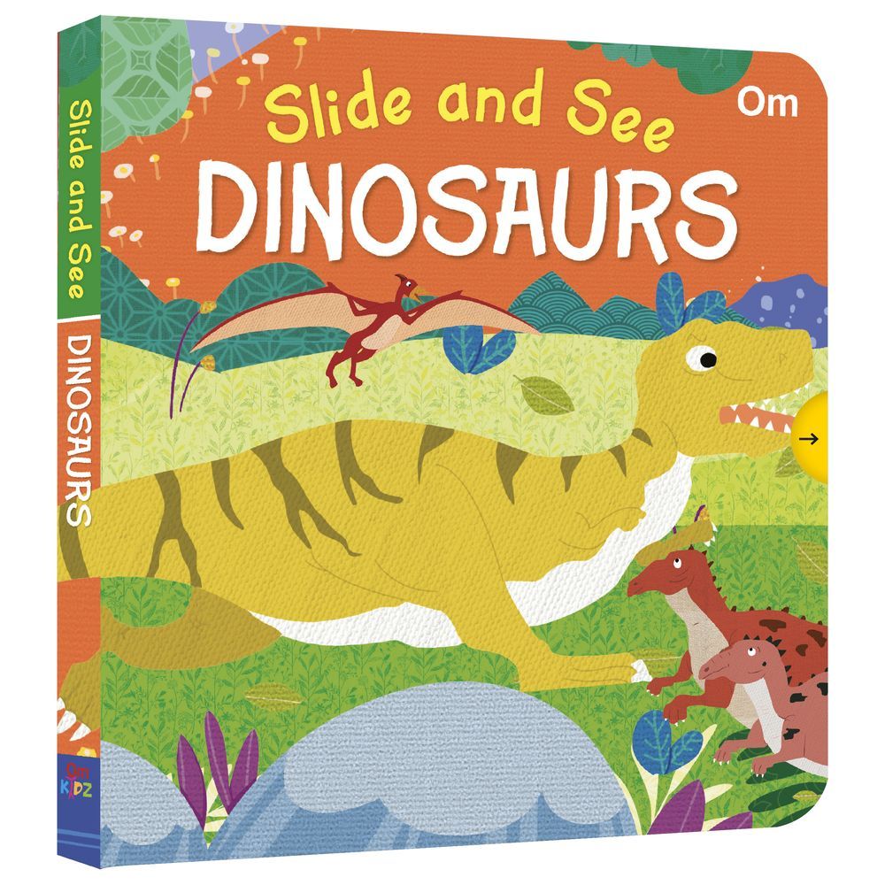 كتاب Om : Slide And See Dinosaurs