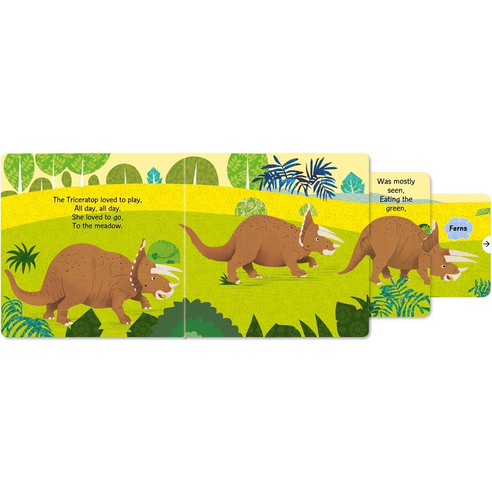 كتاب Om : Slide And See Dinosaurs