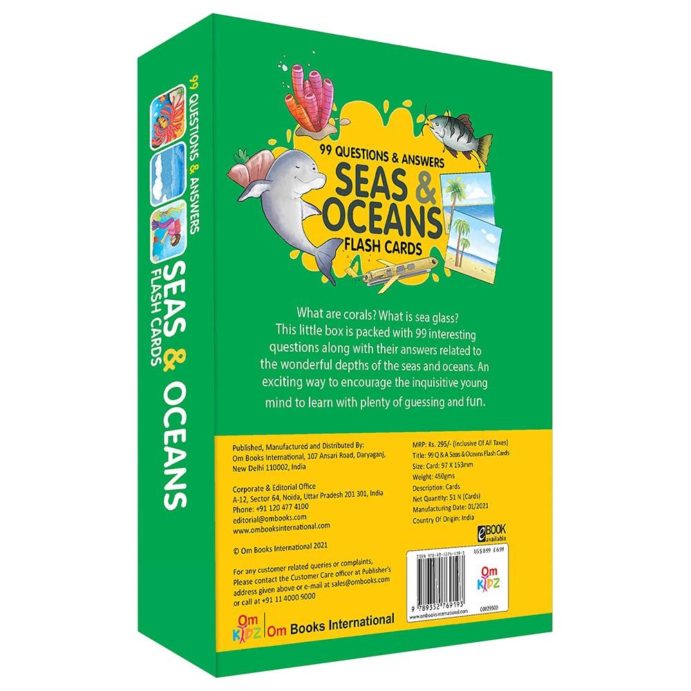 مجموعة بطاقات 99 Question & Answers Seas And Ocean