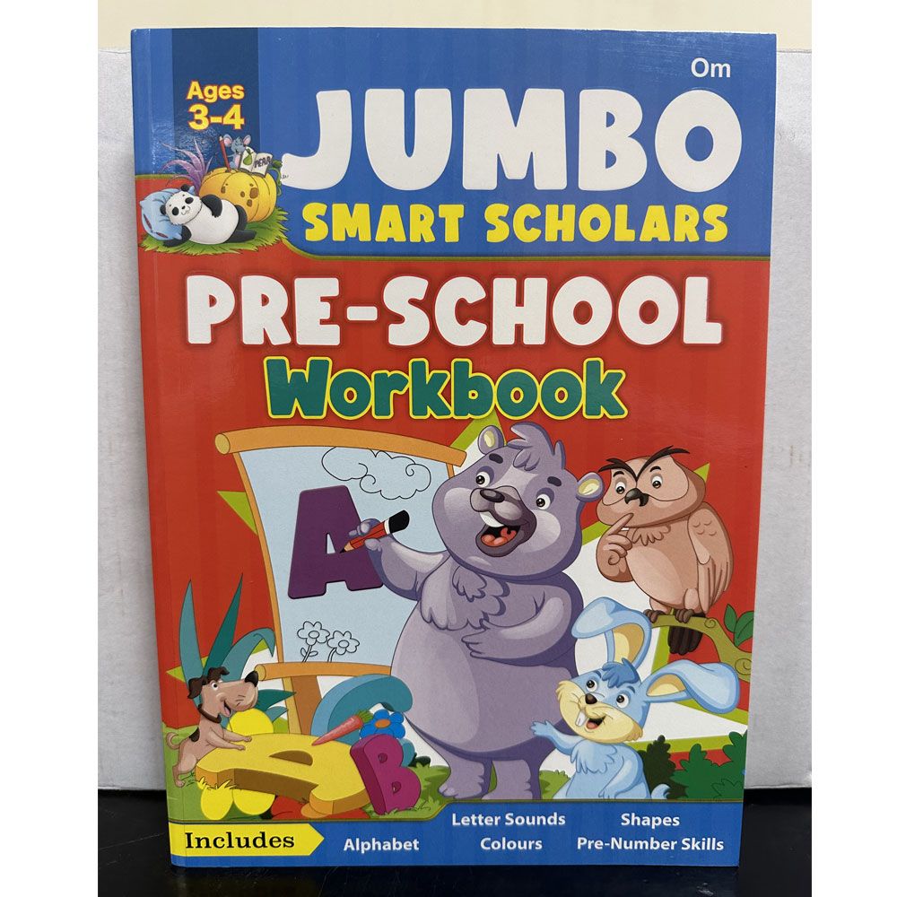 Om Jumbo Smart Scholars Pre-School Workbook