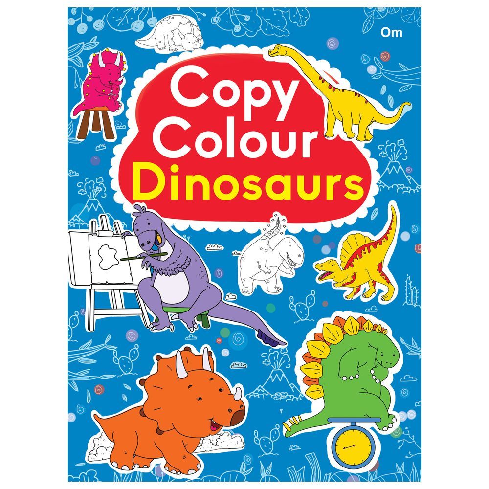 كتاب Dinosaur Copy Colouring Book