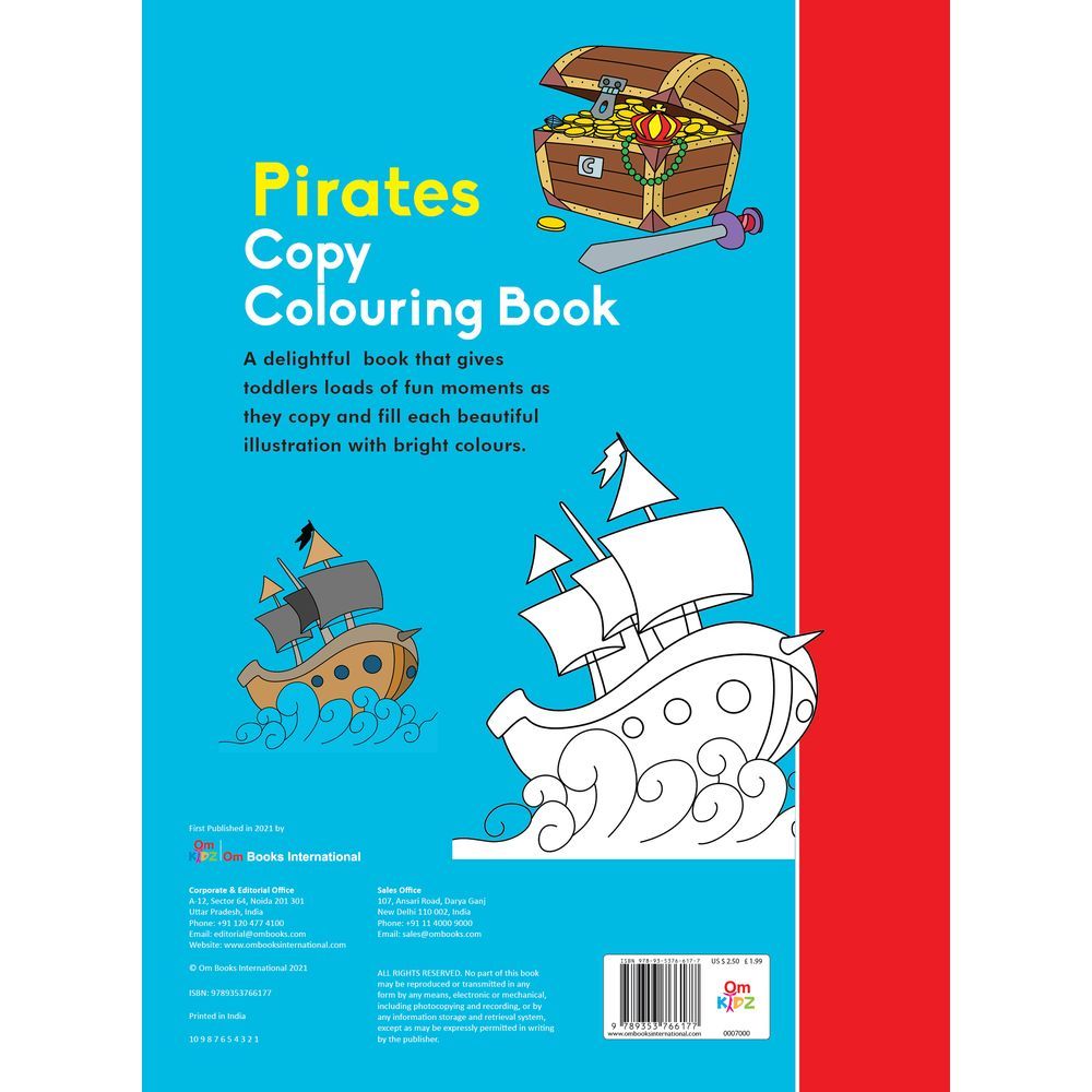 كتاب Pirate Copy Colouring Book