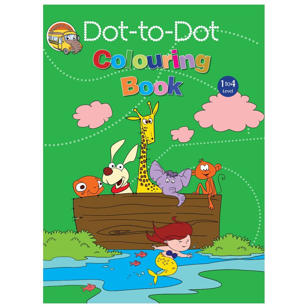 كتاب Jumbo Dot To Dot Colouring Book