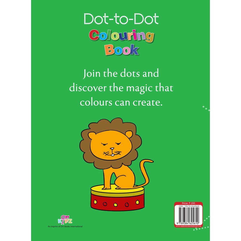 Jumbo Dot To Dot Colouring Book