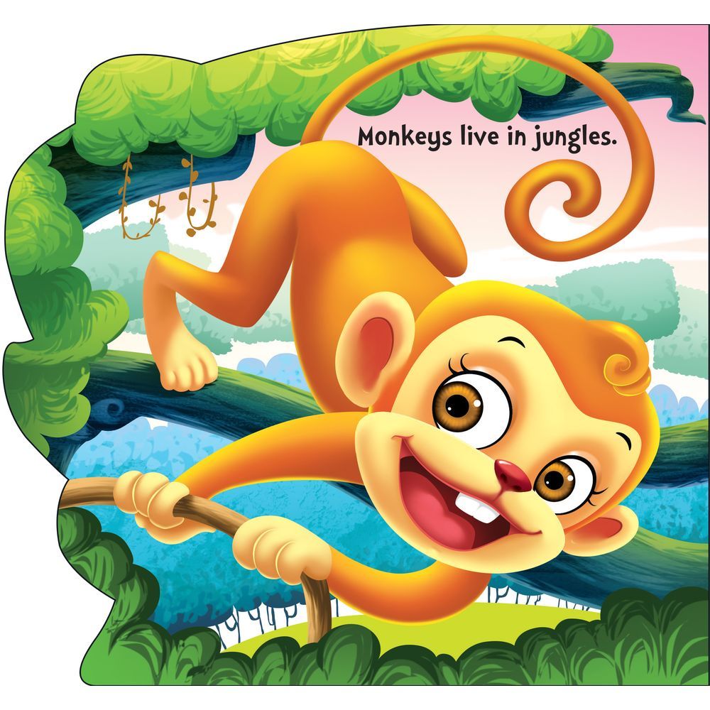 كتاب Cutout Board Monkey