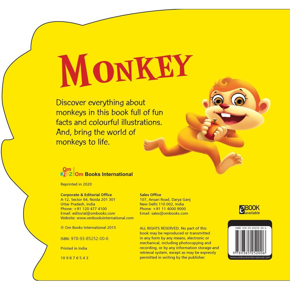 كتاب Cutout Board Monkey