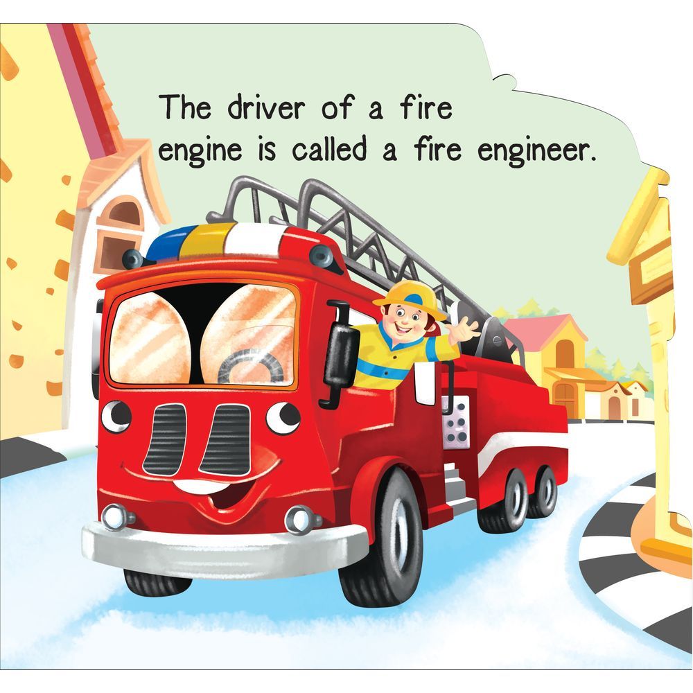 Cutout Board Fire Engine