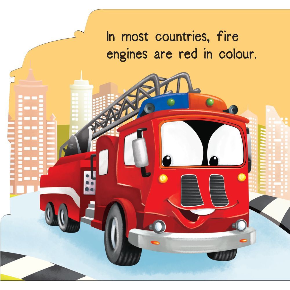 كتاب Cutout Board Fire Engine