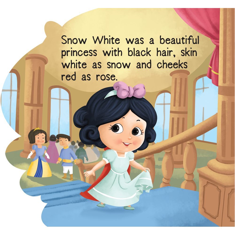 كتاب Om Cutout Board Snow White