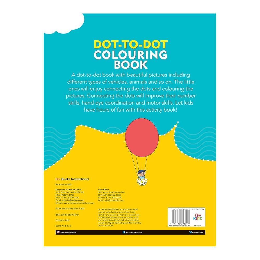 كتاب Om : Dot To Dot Colouring Book Level 1