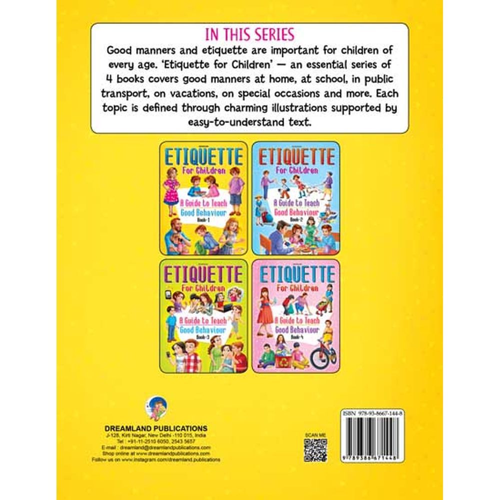 Etiquette For Children Book 1 - A Guide To Teach Good Behaviour