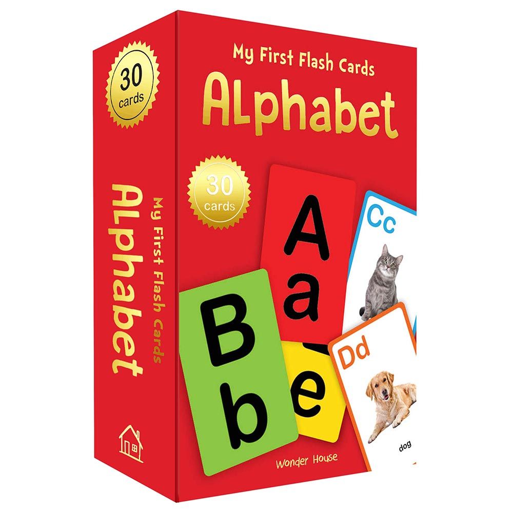 بطاقات تعليمية Wonder House My First Flash Cards - Alphabet