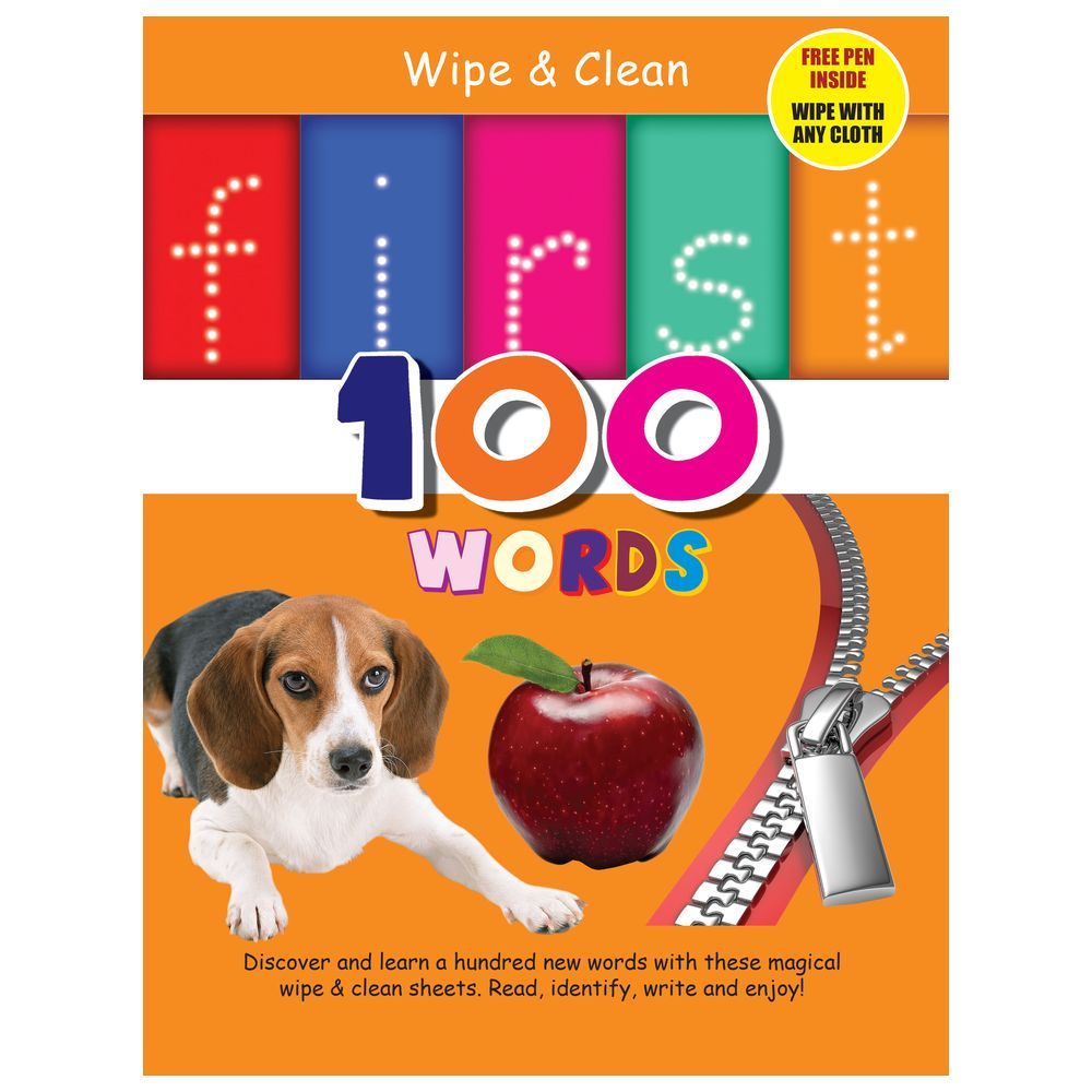 كتاب Om : Wipe-Clean First 100 Words Workbook