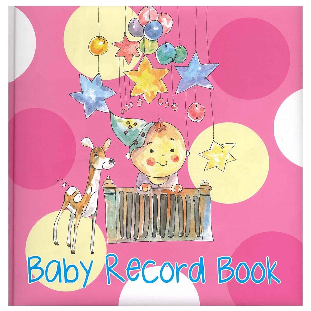 Baby Record Book Pink