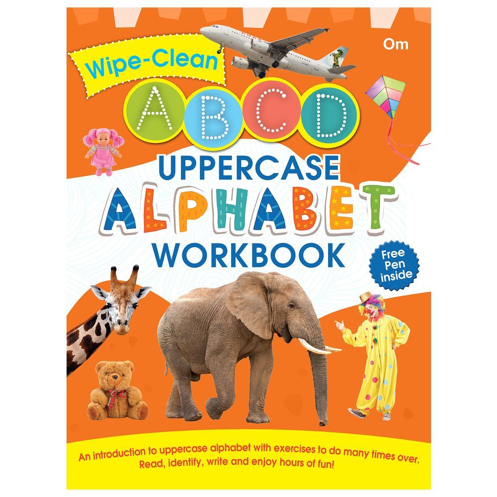 Om : Wipe-Clean Uppercase Alphabet Workbook 