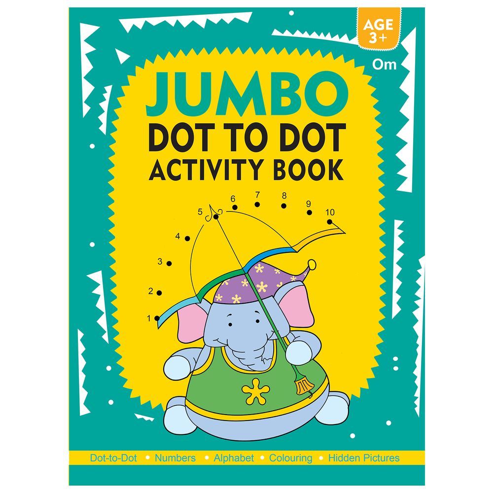 Jumbo Dot To Dot Activity Book