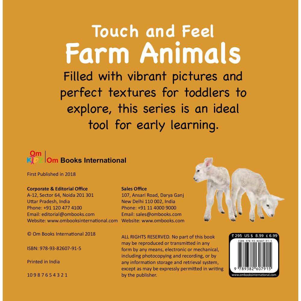 كتاب Om: Touch And Feel Farm Animals