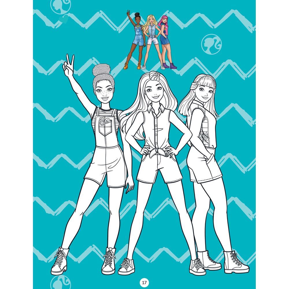 Barbie Copy Colouring Book 1