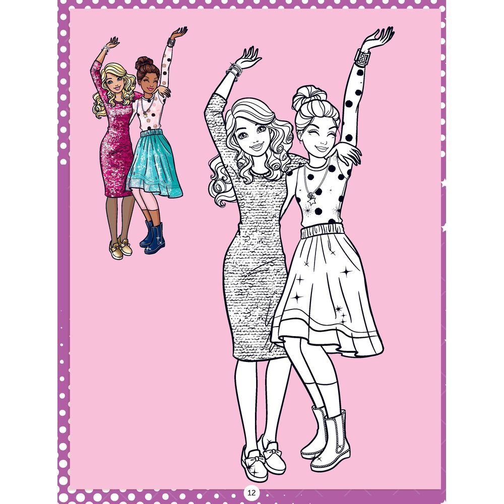 Barbie Copy Colouring Book 4