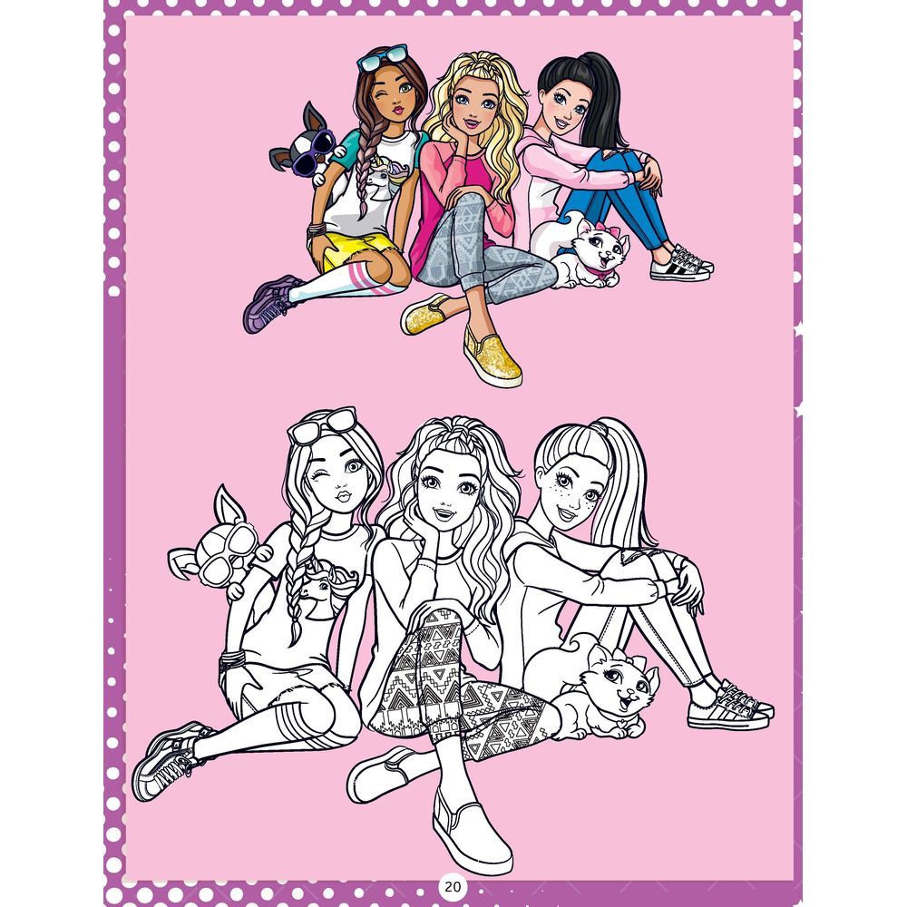 Barbie Copy Colouring Book 4