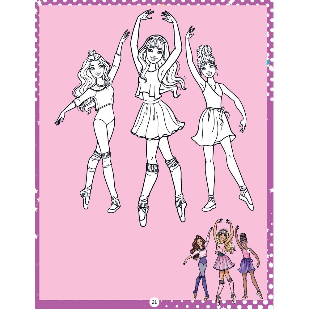 Barbie Copy Colouring Book 4