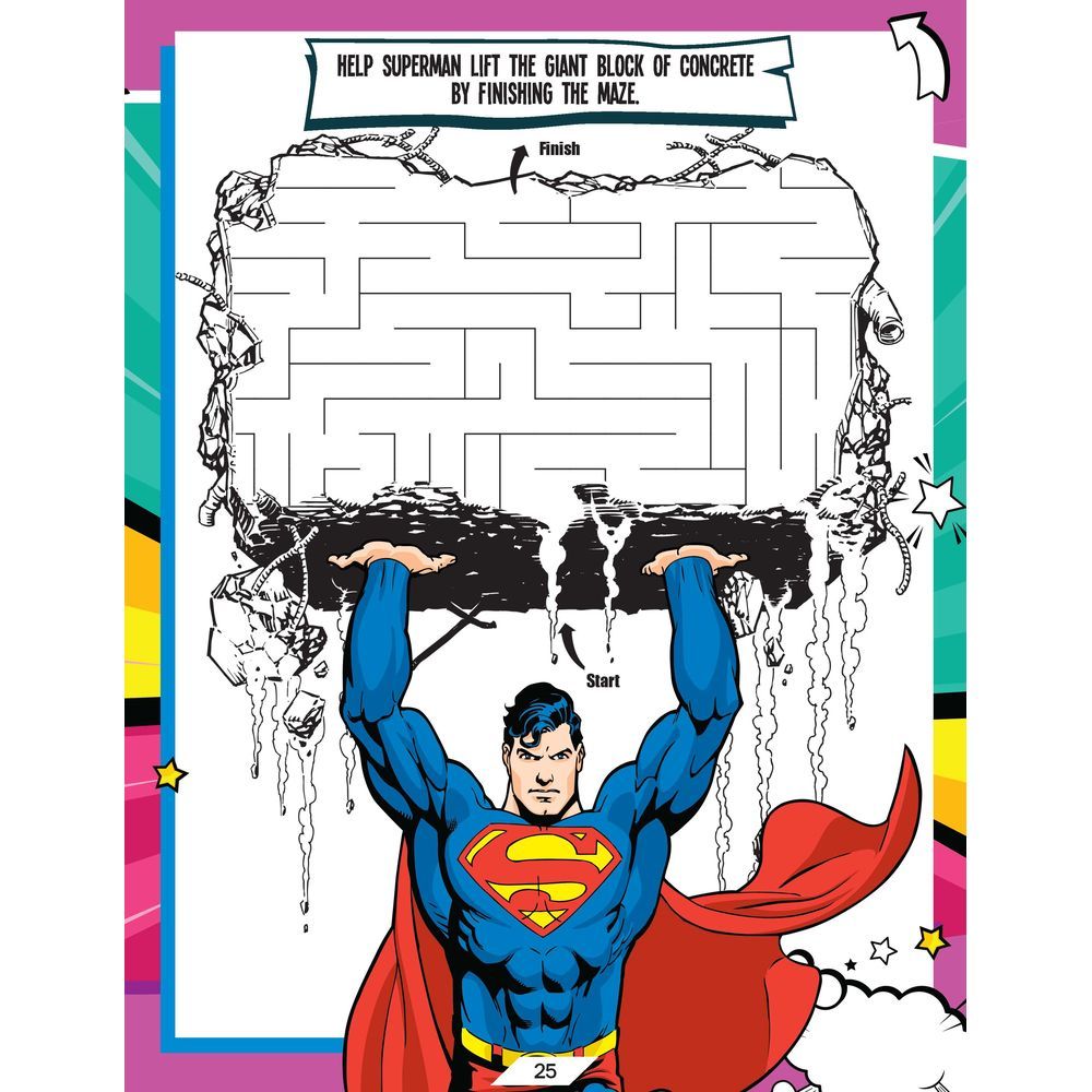 Superman Activity & Colouring Book