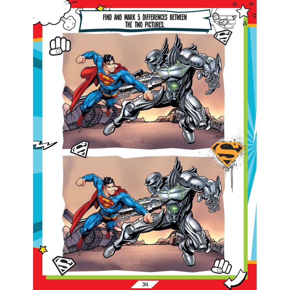 Superman Activity & Colouring Book