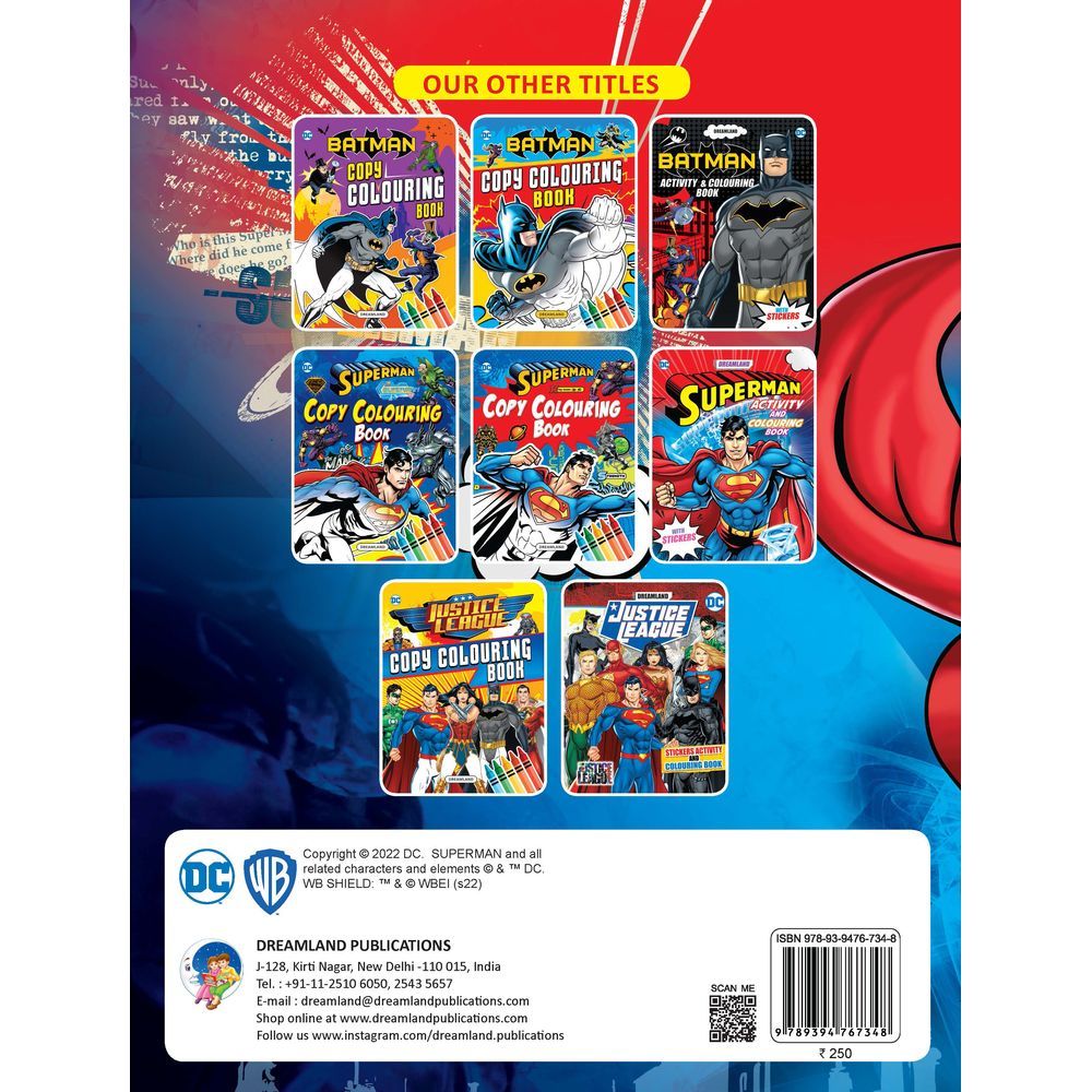 Superman Activity & Colouring Book