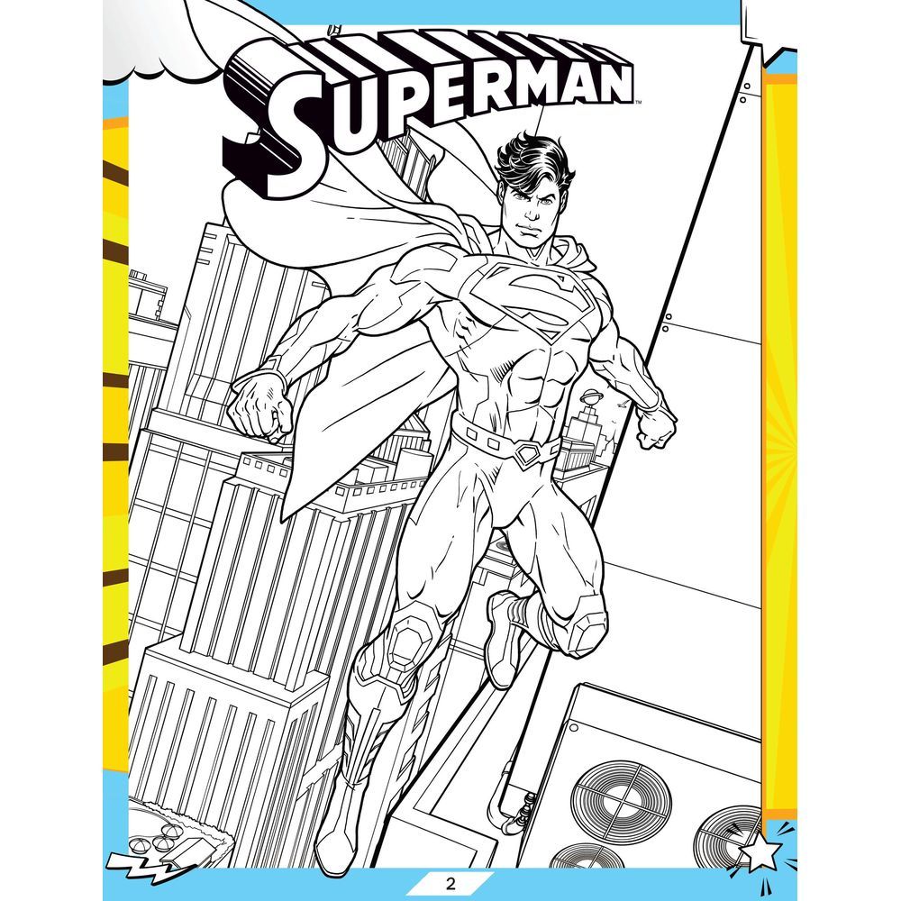 Superman Activity & Colouring Book