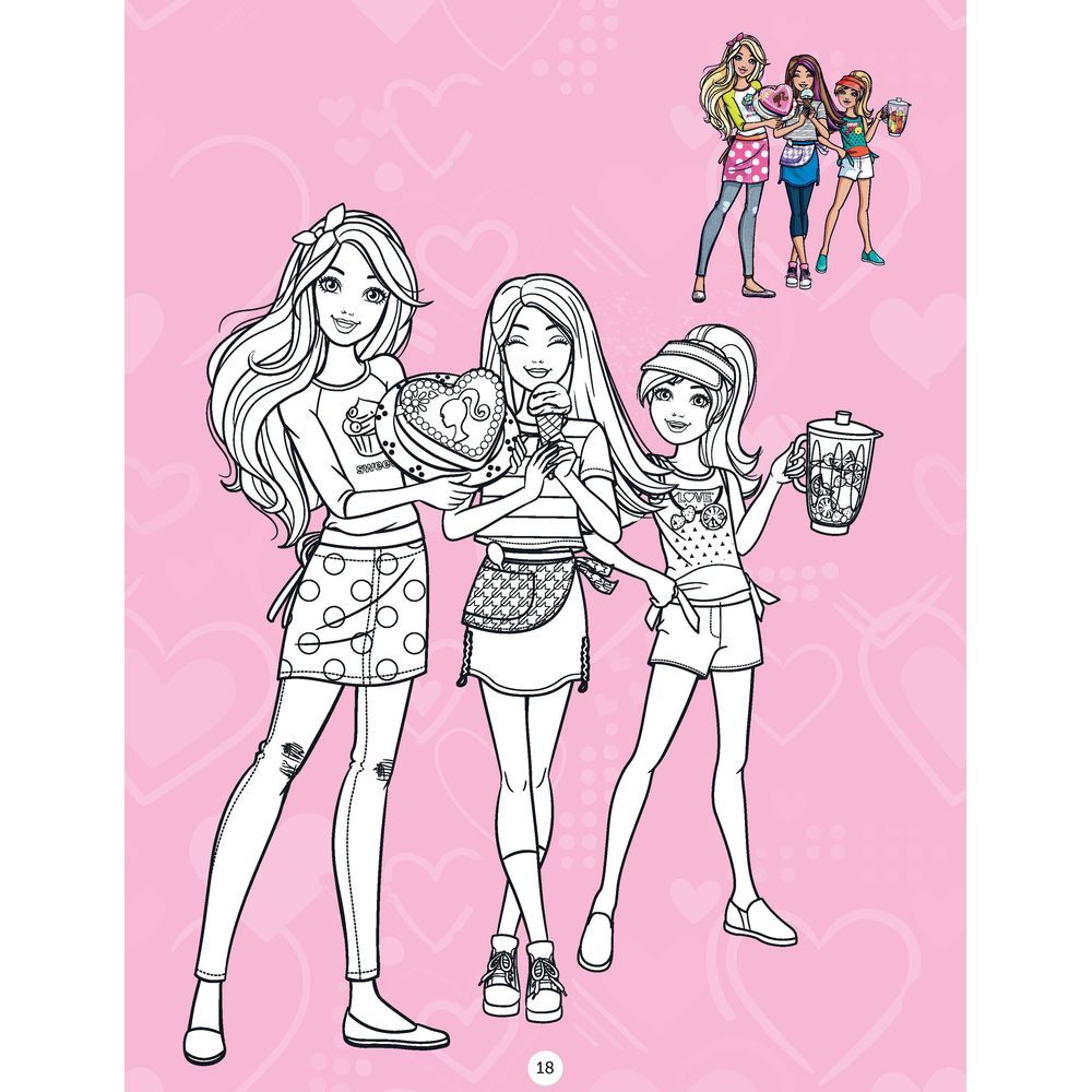 Barbie Copy Colouring Book 5