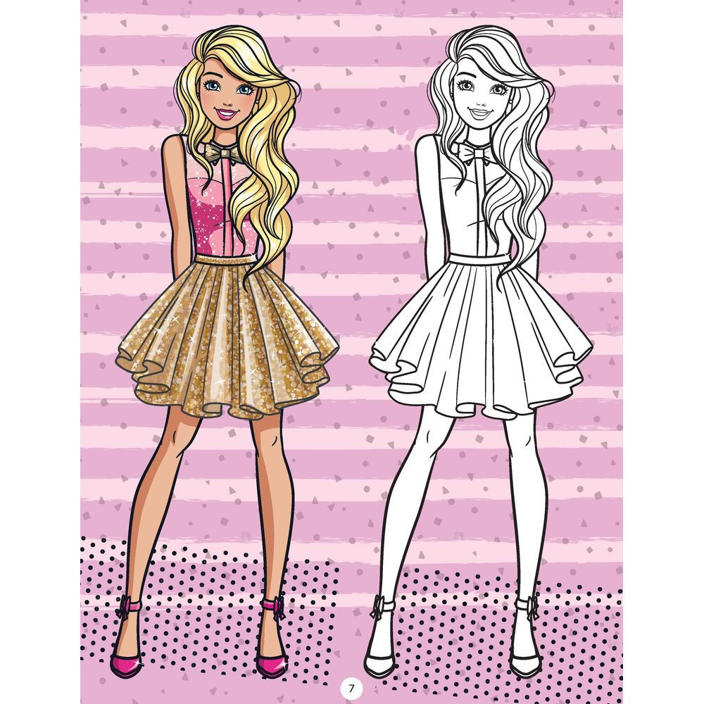 Barbie Copy Colouring Book