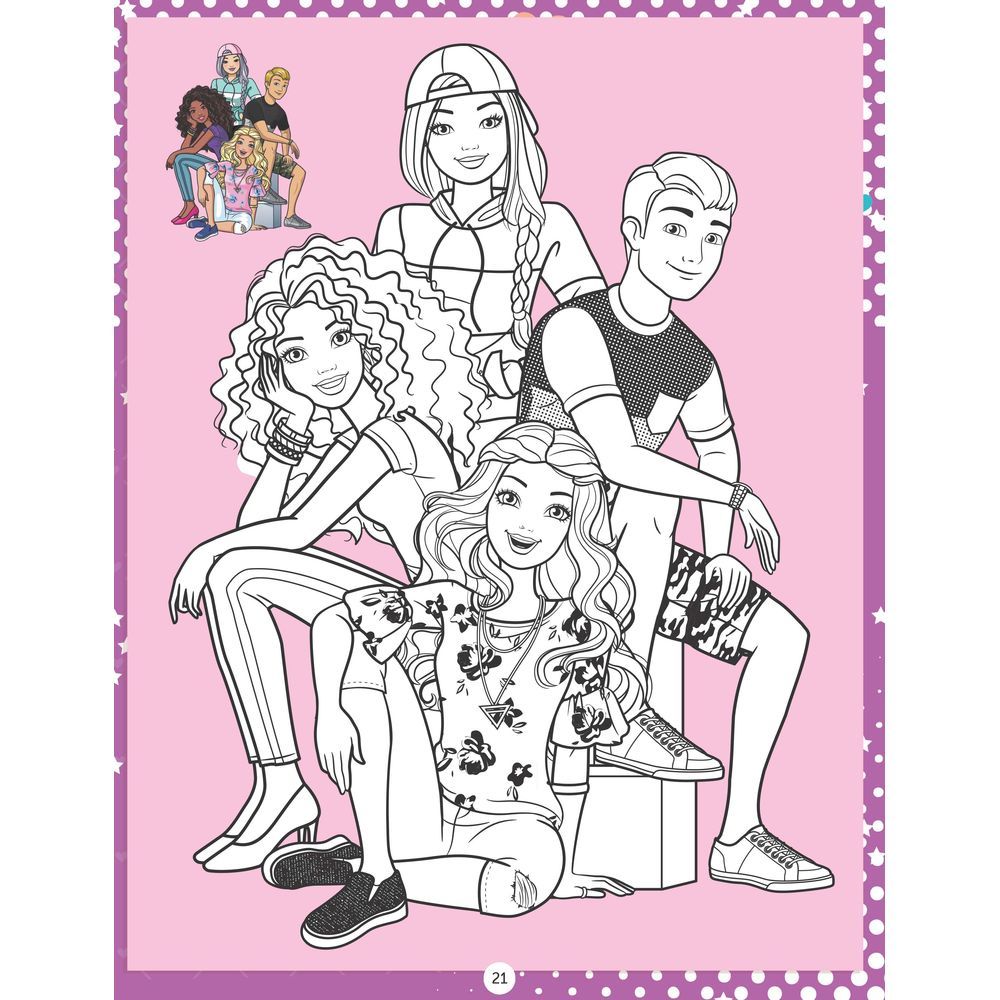 Barbie Copy Colouring Book