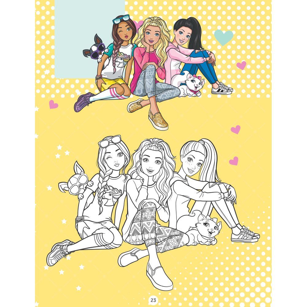 Barbie Copy Colouring Book