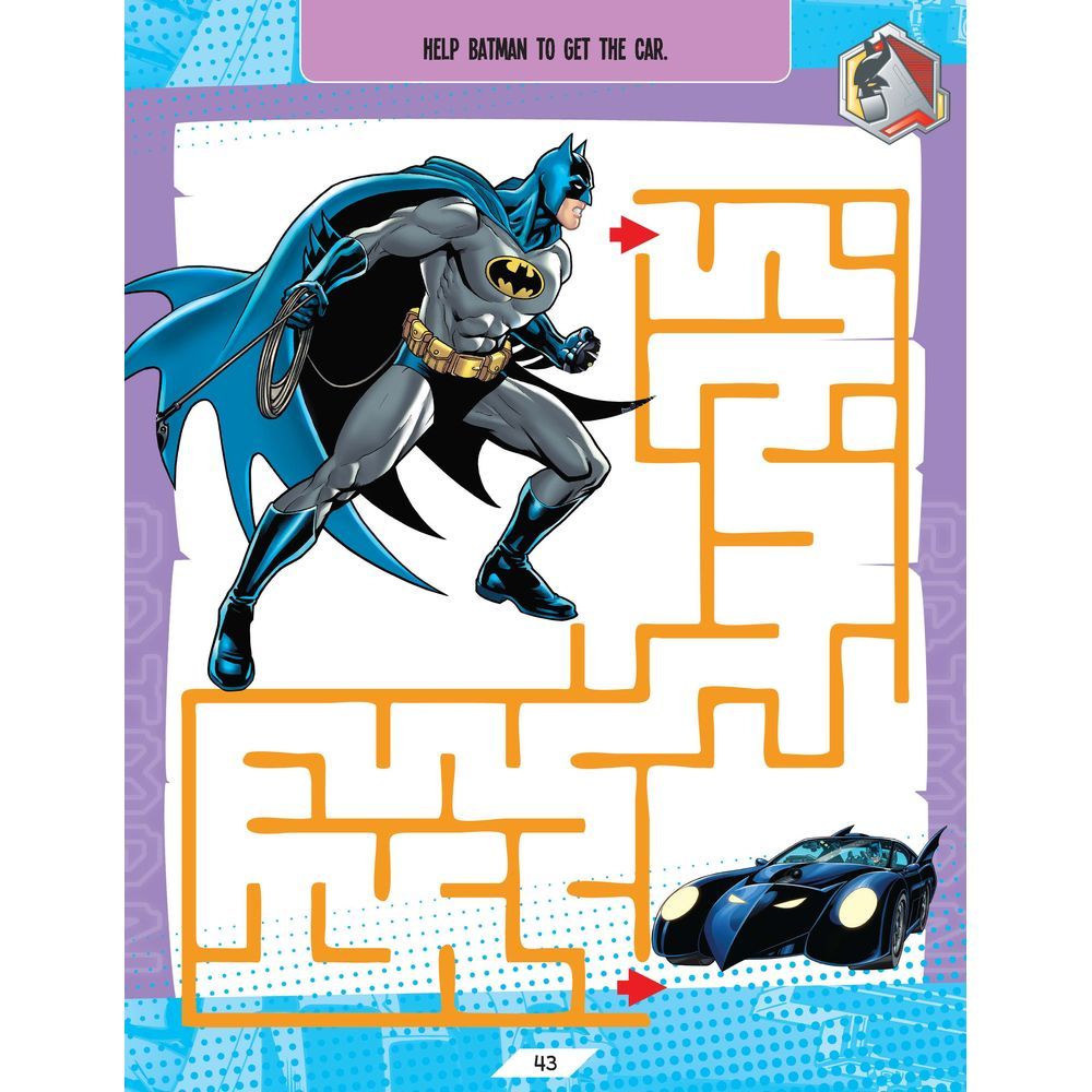 Batman Activity & Colouring Book