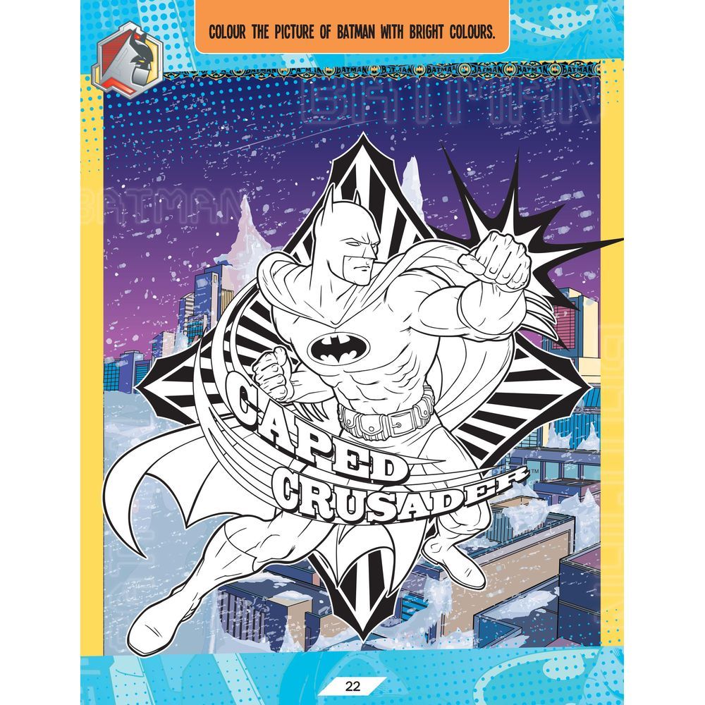 Batman Activity & Colouring Book