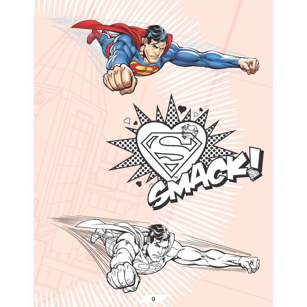 Superman Copy Colouring Book