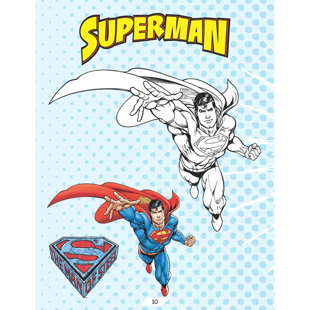 Superman Copy Colouring Book