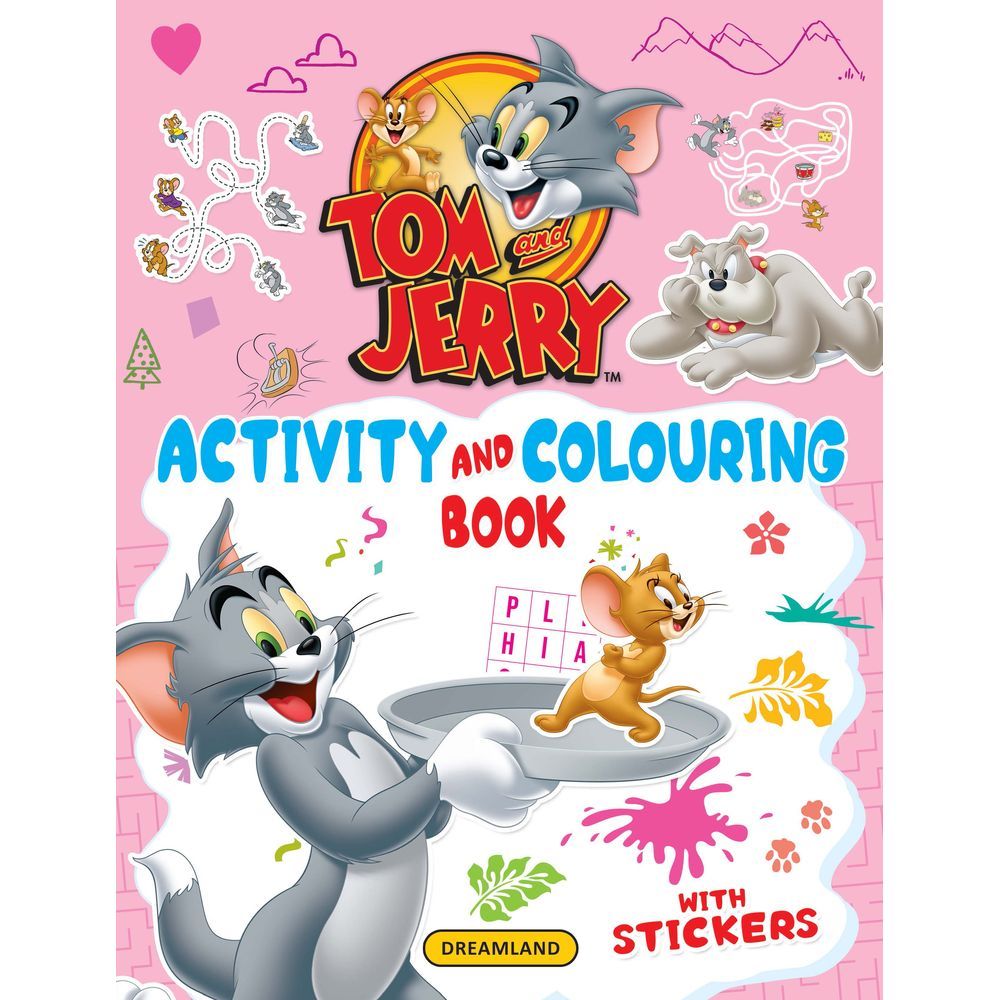 Tom & Jerry Activity & Colouring Book