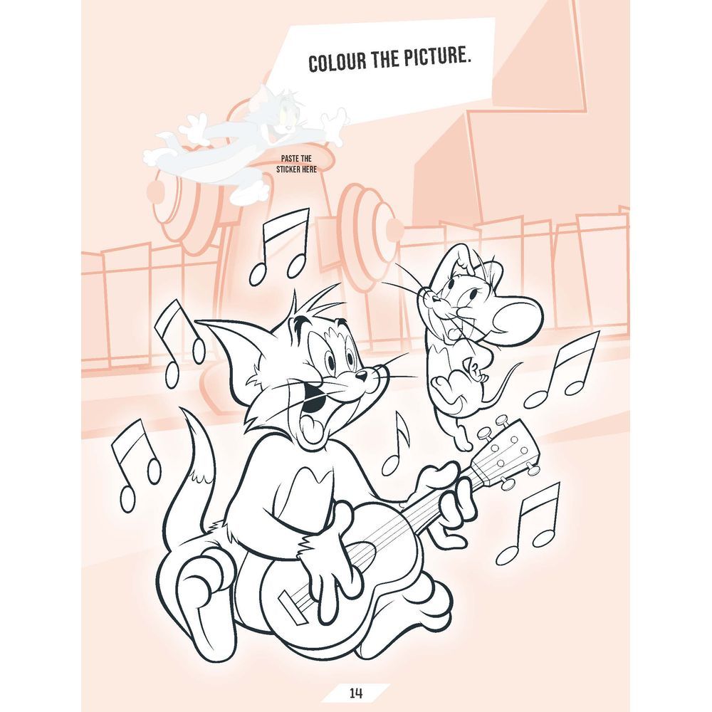 Tom & Jerry Activity & Colouring Book