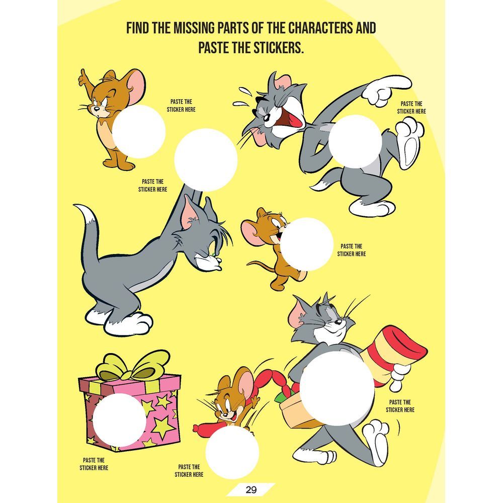 Tom & Jerry Activity & Colouring Book