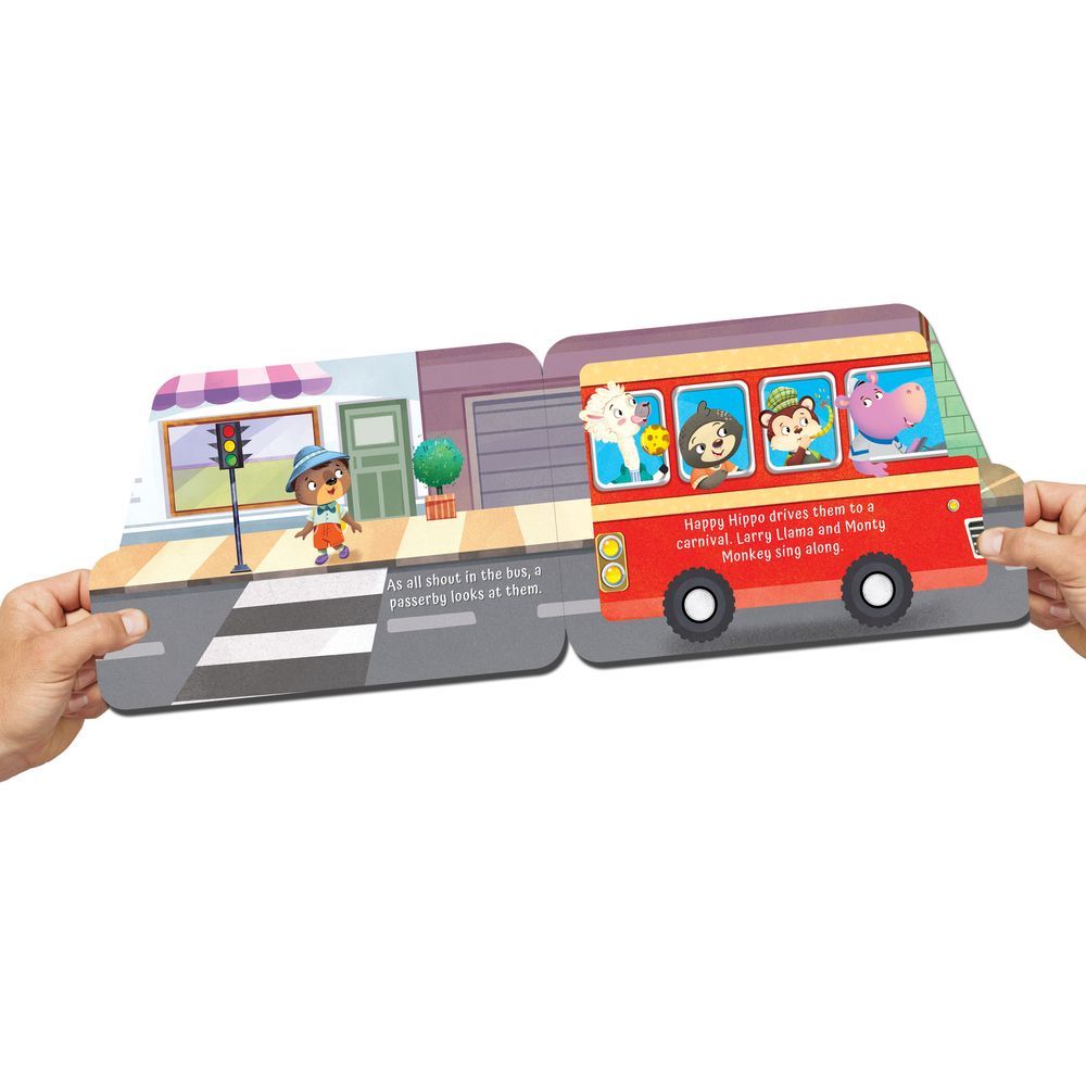 A Birthday On The Bus - A Shaped Board Book W/ Wheels