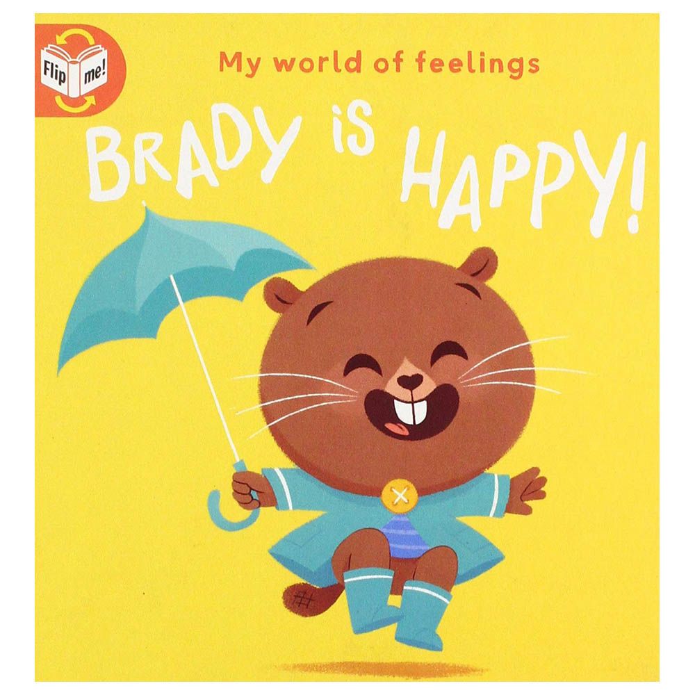 كتاب My World Of Feelings: Brady Is Happy And Sad