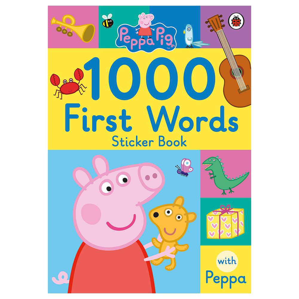 كتاب ملصقات Peppa Pig 1000 First Words