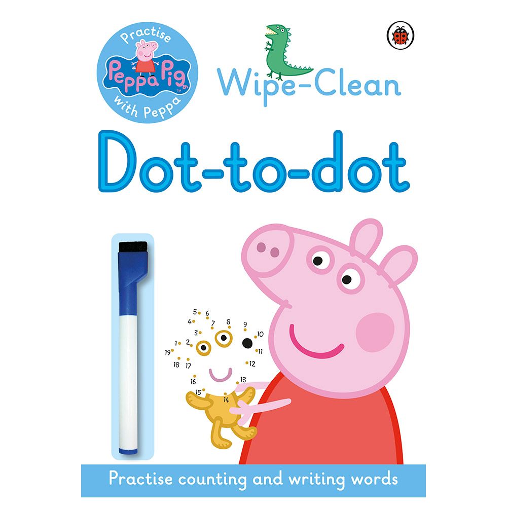 كتاب الأنشطة Peppa Pig: Practise With Peppa: Wipe Clean Dot To Dot