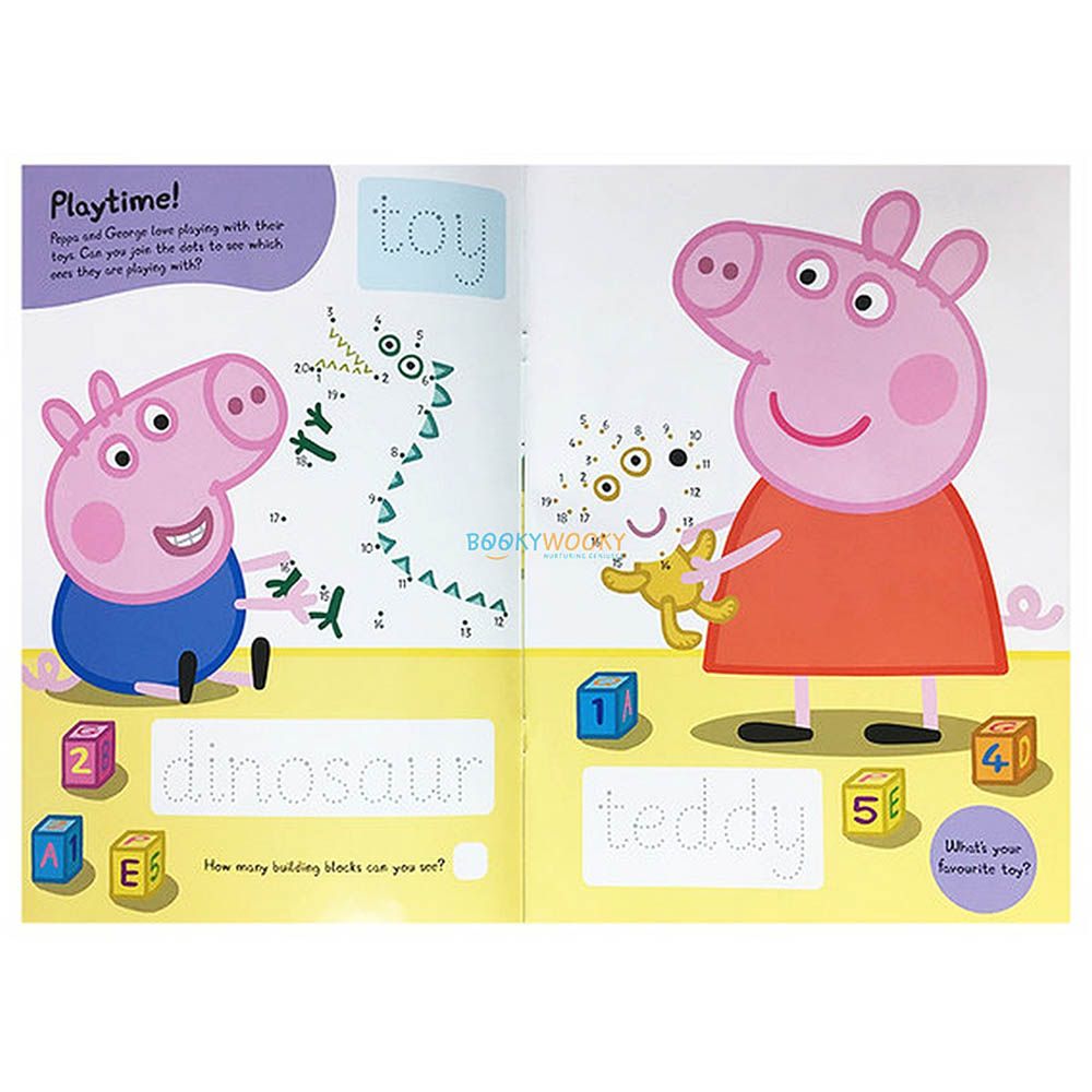 كتاب الأنشطة Peppa Pig: Practise With Peppa: Wipe Clean Dot To Dot