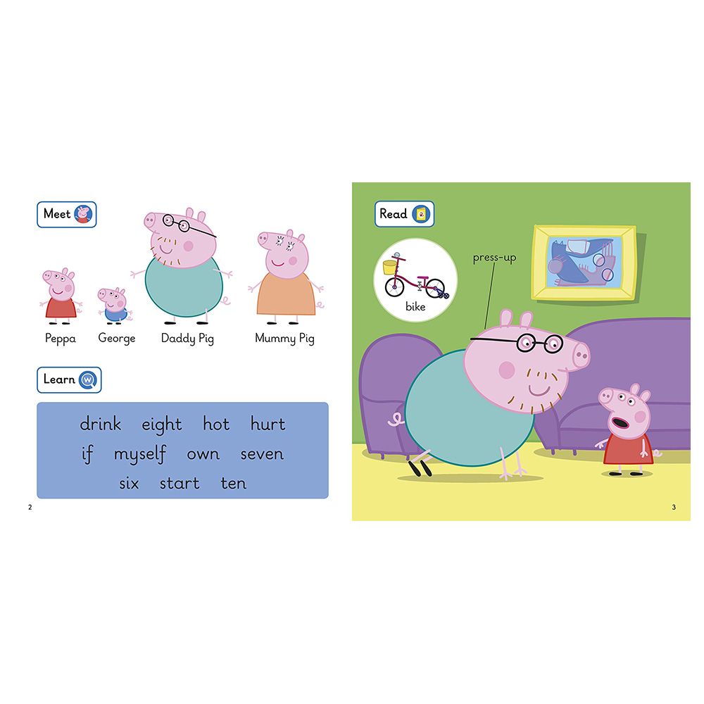 كتاب First Words With Peppa Level 5 - Daddy Pig Gets Fit