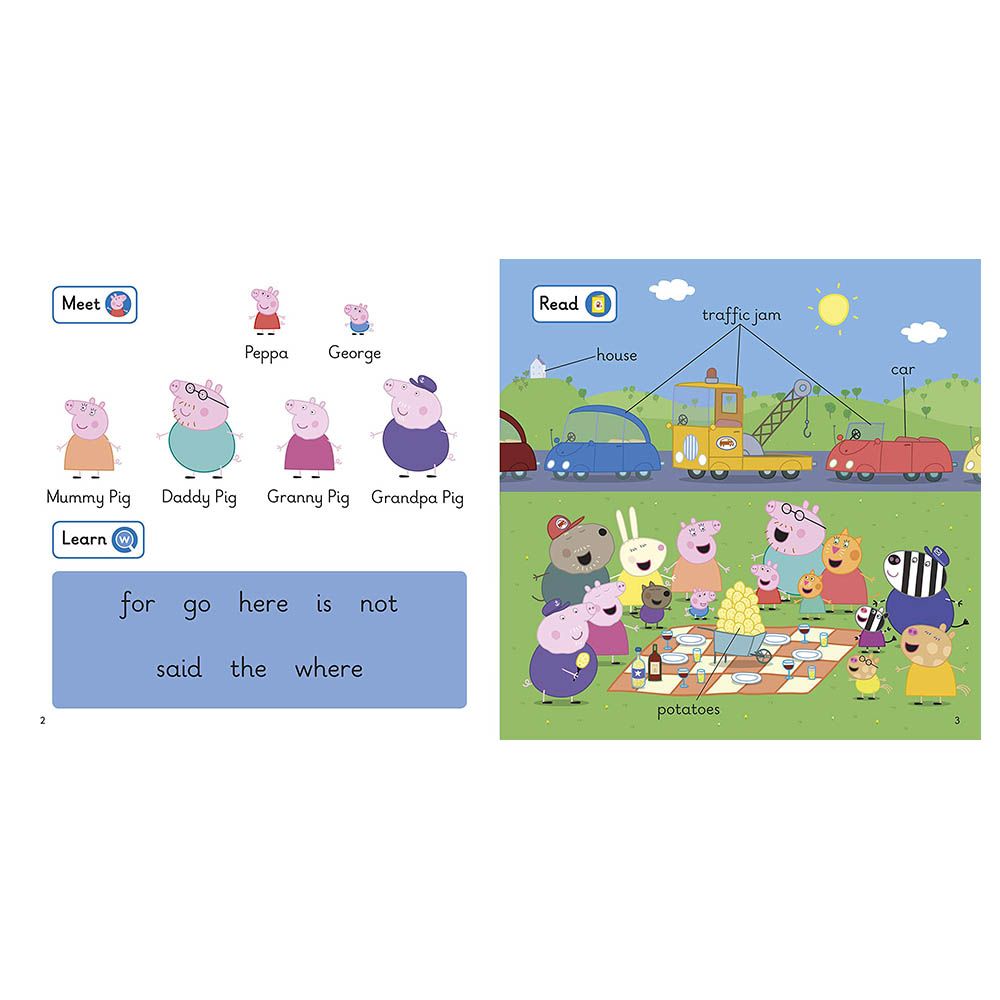 First Words With Peppa Level 1 - The Traffic Jam