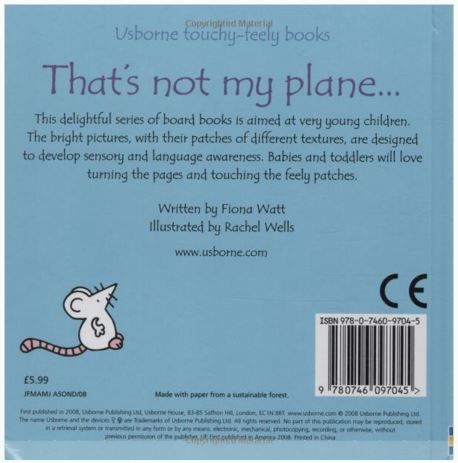 Usborne Books - That's not my plane