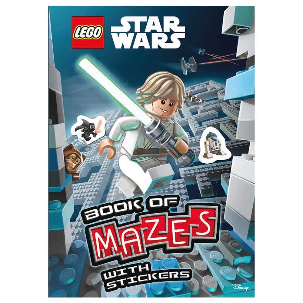 ليغو - كتاب أنشطة وملصقات Star Wars Book Of Mazes